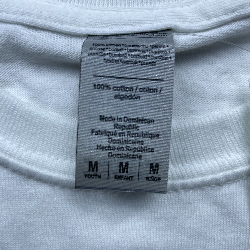 Exist NWT Boys White Super Kind short sleeve shirt Medium - Picture 3 of 4